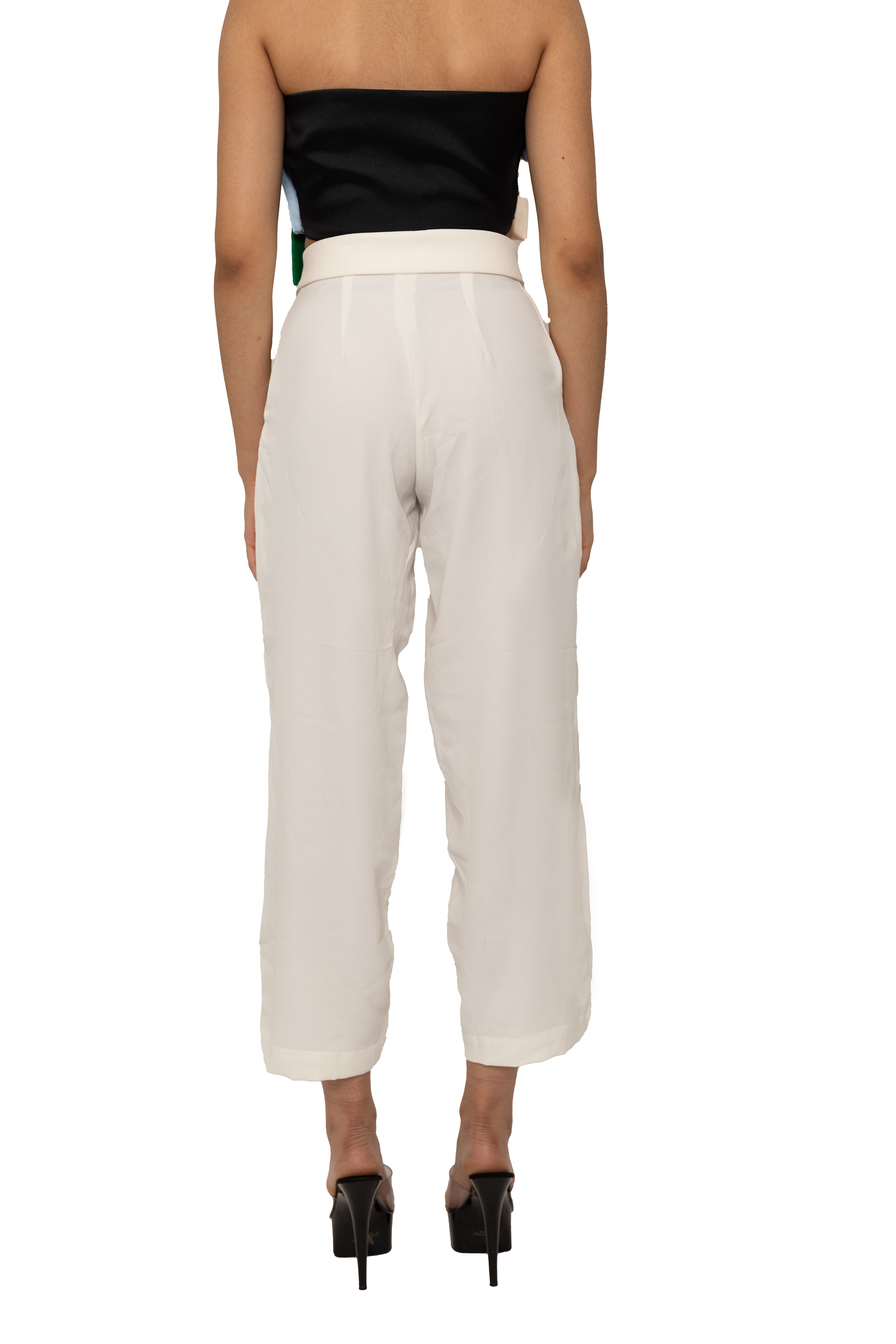 Dorinda Asymmetry Sculpt Pants