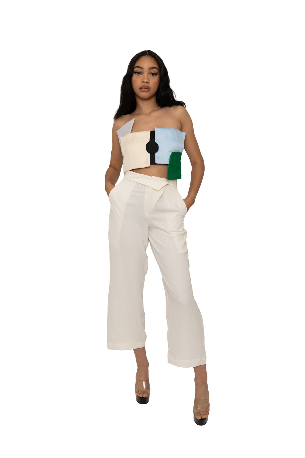 Dorinda Asymmetric pants