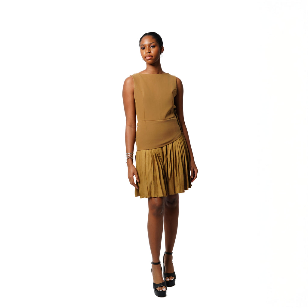 Alessia Structured Midi Dress