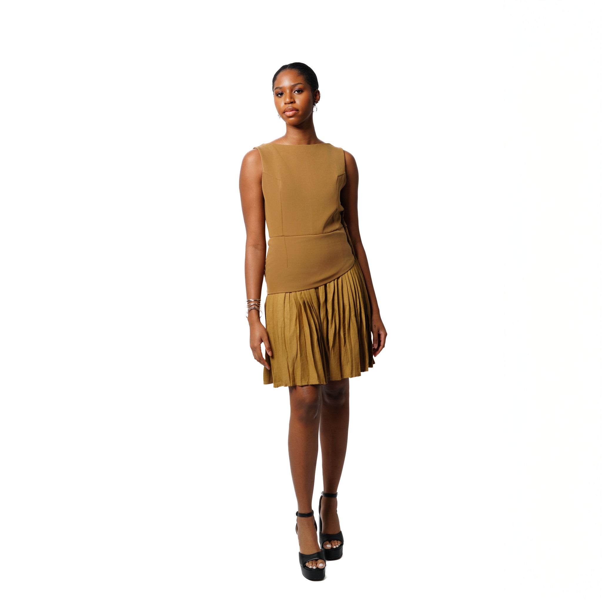 Alessia Structured Midi Dress