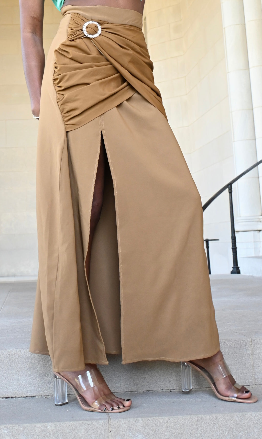 Grace Tailored Wrap Skirt
