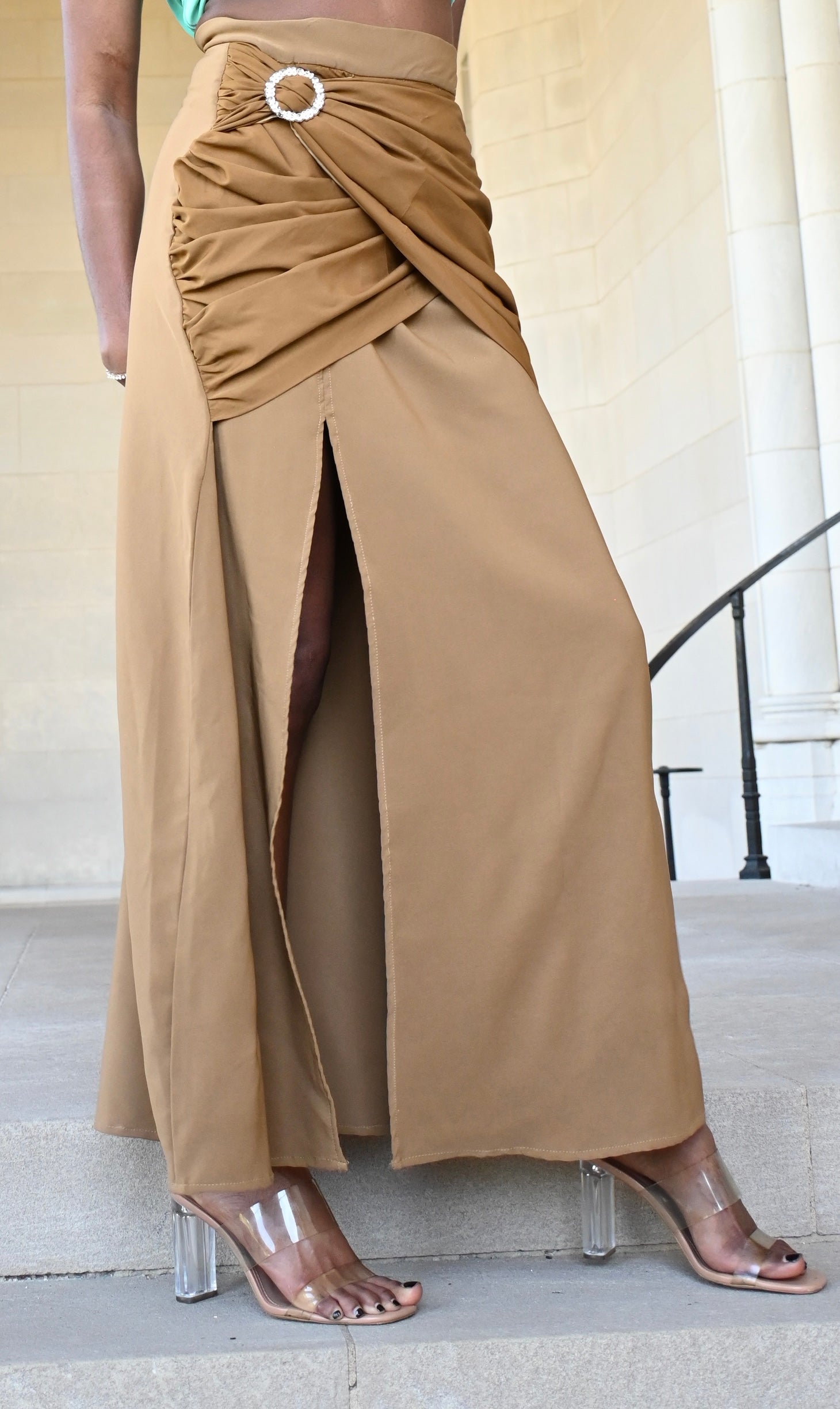 Grace Tailored Wrap Skirt