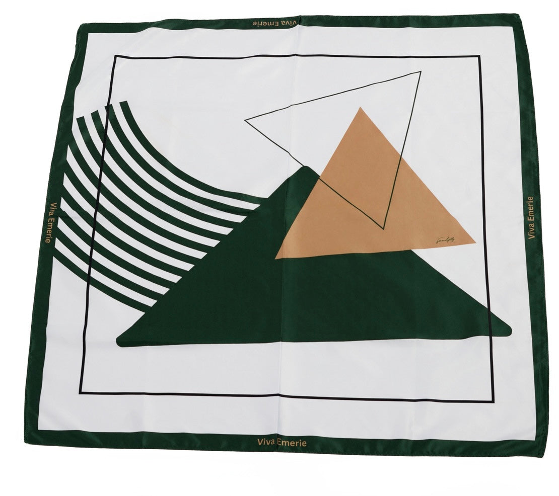 Riya Architectural Silk Scarf