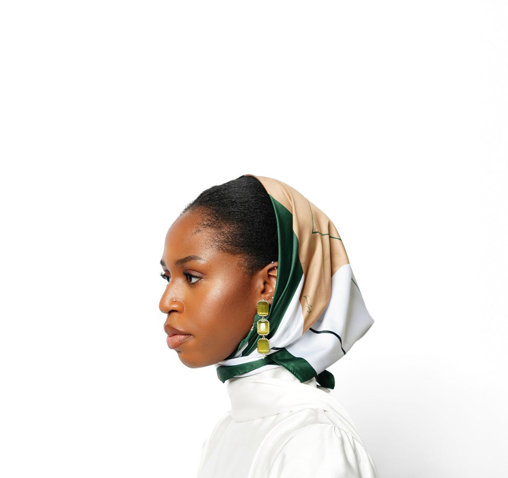 Riya Architectural Silk Scarf