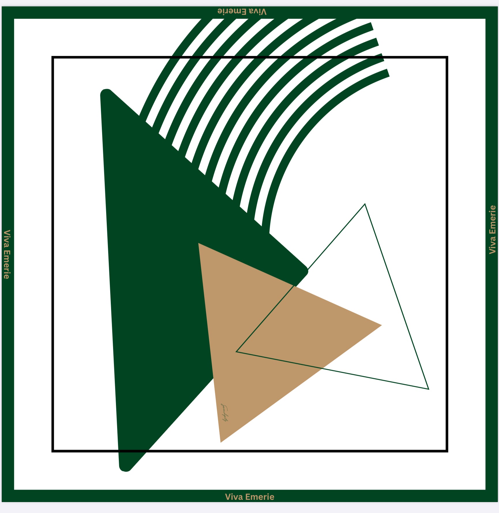 Riya Architectural Silk Scarf