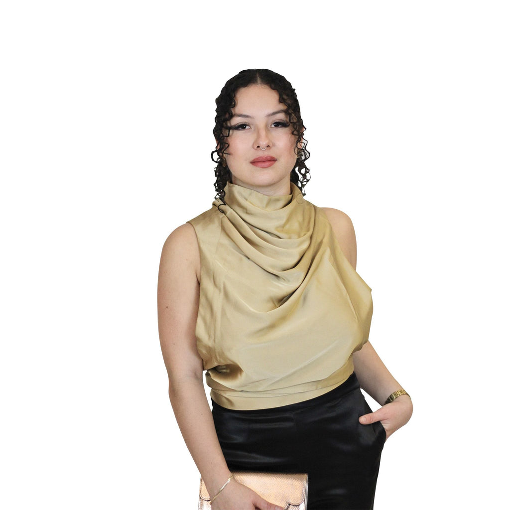 Bundu Satin Éclat Crop