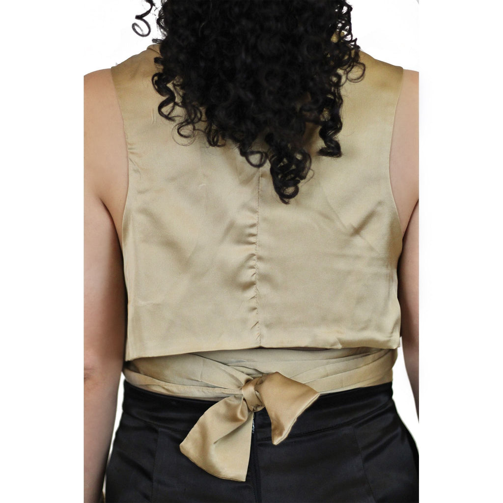 Bundu Satin Éclat Crop